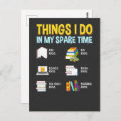 おもしろい読研究の話 ポストカード (正面/裏面)