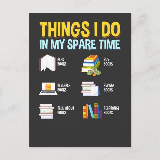 おもしろい読研究の話 ポストカード (正面)