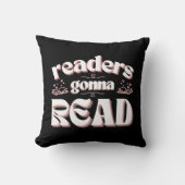 おもしろい読者が好き読の本を読む クッション (正面)