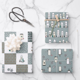 おもしろい調整クリスマスラッピング紙 ラッピングペーパーシート