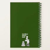 おもしろい調理師の調理レシピ ノートブック (裏面)