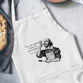 おもしろい調理師白黒モダン スタンダードエプロン