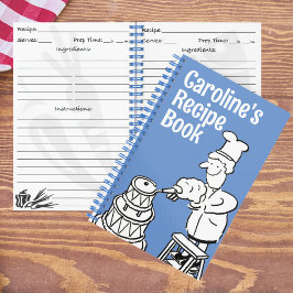 おもしろい調理師飾ズケーキレシピ ノートブック