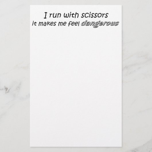 おもしろい諺の静止したノベルティの冗談はギフトを引用します 便箋 (正面)