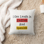 おもしろい諺は英語とスペイン語で笑える クッション (ブランケット)