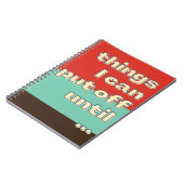 おもしろい諺まで延期できるものモダン ノートブック (左側)