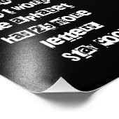 おもしろい諺インジムラバーギフト – タイポグラフィアート フォトプリント (角)