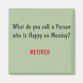 おもしろい諺スクエアマグネット3 マグネット (正面)