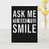 おもしろい諺スマイル カード (黄色い花)