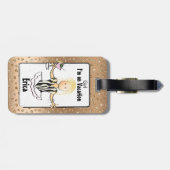 おもしろい諺ズガールズトリップクルーズバケーション ラゲッジタグ (裏面横)