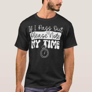 おもしろい諺トレーニングもし体操お出しくださいお願い Tシャツ