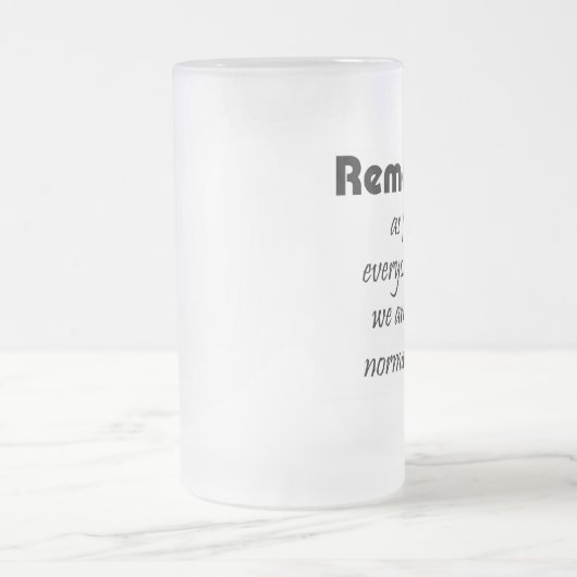 おもしろい諺ビアスティーンマグ家族ギフトアイディア フロストグラスビールジョッキ (中央)