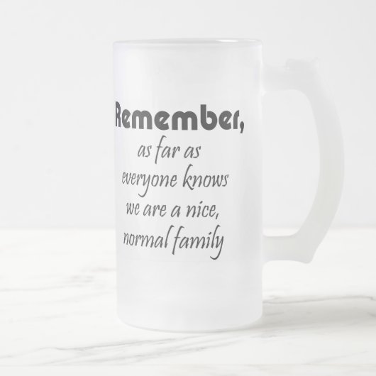 おもしろい諺ビアスティーンマグ家族ギフトアイディア フロストグラスビールジョッキ (右)