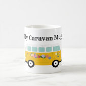 おもしろい諺マイキャラバンキャンプ用コーヒーマグ コーヒーマグカップ (中央)