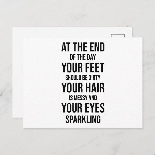 おもしろい諺冒険 ポストカード (正面/裏面)