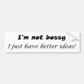 おもしろい諺白黒のユーモアモダンギフト バンパーステッカー (正面)