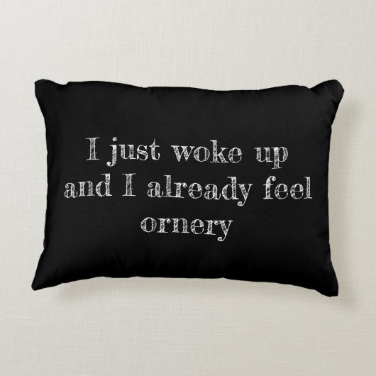 おもしろい諺皮肉ブラック アクセントクッション (裏面)