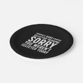 おもしろい諺芸術の皮肉な人々男性の女性S ペーパープレート (アングル)