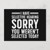 おもしろい諺芸術の皮肉な人々男性の女性S ポストカード (正面)