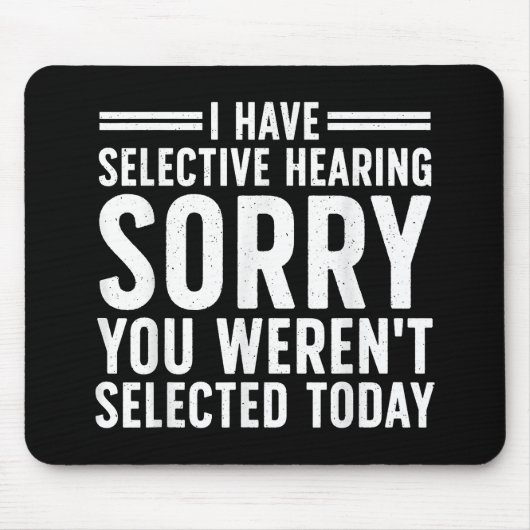 おもしろい諺芸術の皮肉な人々男性の女性S マウスパッド (正面)