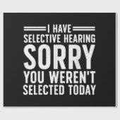 おもしろい諺芸術の皮肉な人々男性の女性S ラッピングペーパー (フラット)