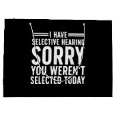 おもしろい諺芸術の皮肉な人々男性の女性S ラージペーパーバッグ (裏面)