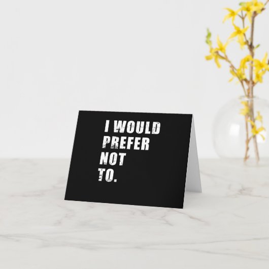 おもしろい諺 カード (黄色い花)