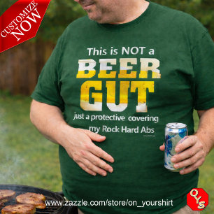 おもしろい諺   BEER GUT Tシャツではない Tシャツ