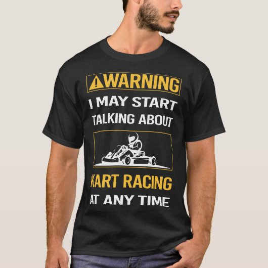 おもしろい警告のカルト Tシャツ (正面)