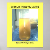 おもしろい警告のベールの浴室ユーモア ポスター (正面)