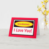 おもしろい警告収集 カード (黄色い花)