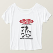 おもしろい警告農場巡査熱狂するGoat LaDy