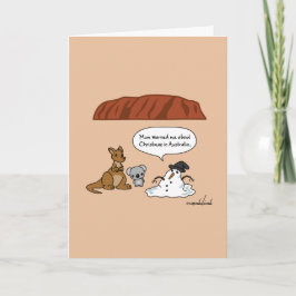 おもしろい警告Christmas Card シーズンカード