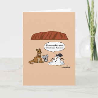 おもしろい警告Christmas Card シーズンカード