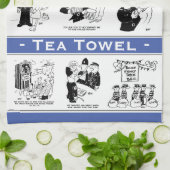 おもしろい警察テーマの公式漫画 キッチンタオル (折り畳み)