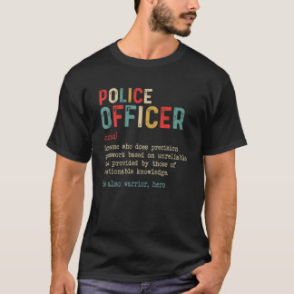 おもしろい警察官のヴィンテージ Tシャツ