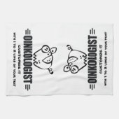 おもしろい豚 キッチンタオル (横)