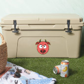 おもしろい豚 シール (クーラー)