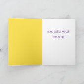 おもしろい豚 – 私はイースターバニーの写真ではない カード (内部)