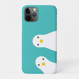 おもしろい貝類イラストレーションターコイズ iPhone 11 PROケース