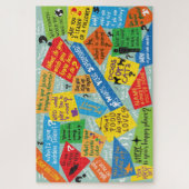 おもしろい質問会話スタータファミリフレンドリー ジグソーパズル (縦)