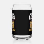 おもしろい賭博この男カジノ ガラス缶 (左)