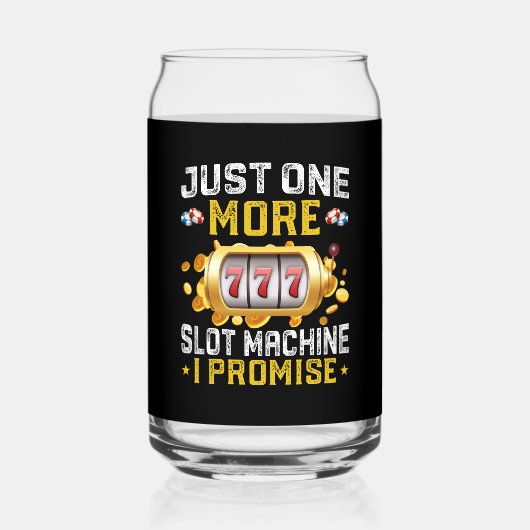 おもしろい賭博カジノもう一つ ガラス缶 (正面)