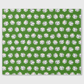 おもしろい賭博サイコロパターンパーティー包装紙 ラッピングペーパー (フラット)