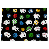 おもしろい賭博パターンパーティー抱き枕 ラージペーパーバッグ (正面)