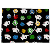 おもしろい賭博パターンパーティー抱き枕 ラージペーパーバッグ (裏面)