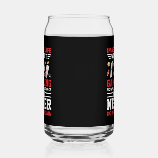 おもしろい賭博ワードアート ガラス缶 (右)