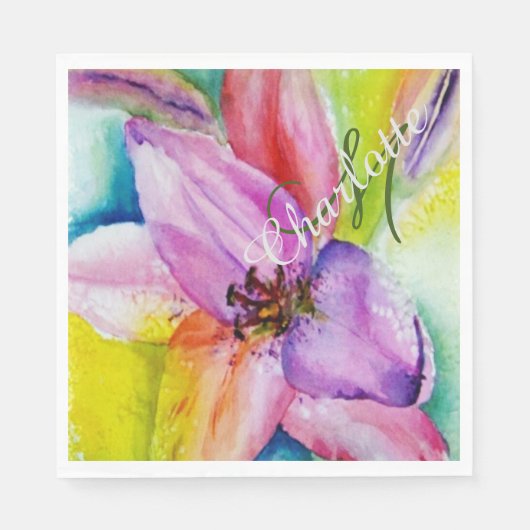 おもしろい赤ちゃんシャワーパーティー スタンダードランチョンナプキン (正面)