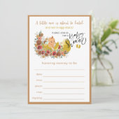 おもしろい赤ちゃんシャワー充填招待状No 1 招待状 (スタンド正面)