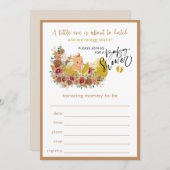 おもしろい赤ちゃんシャワー充填招待状No 1 招待状 (正面/裏面)